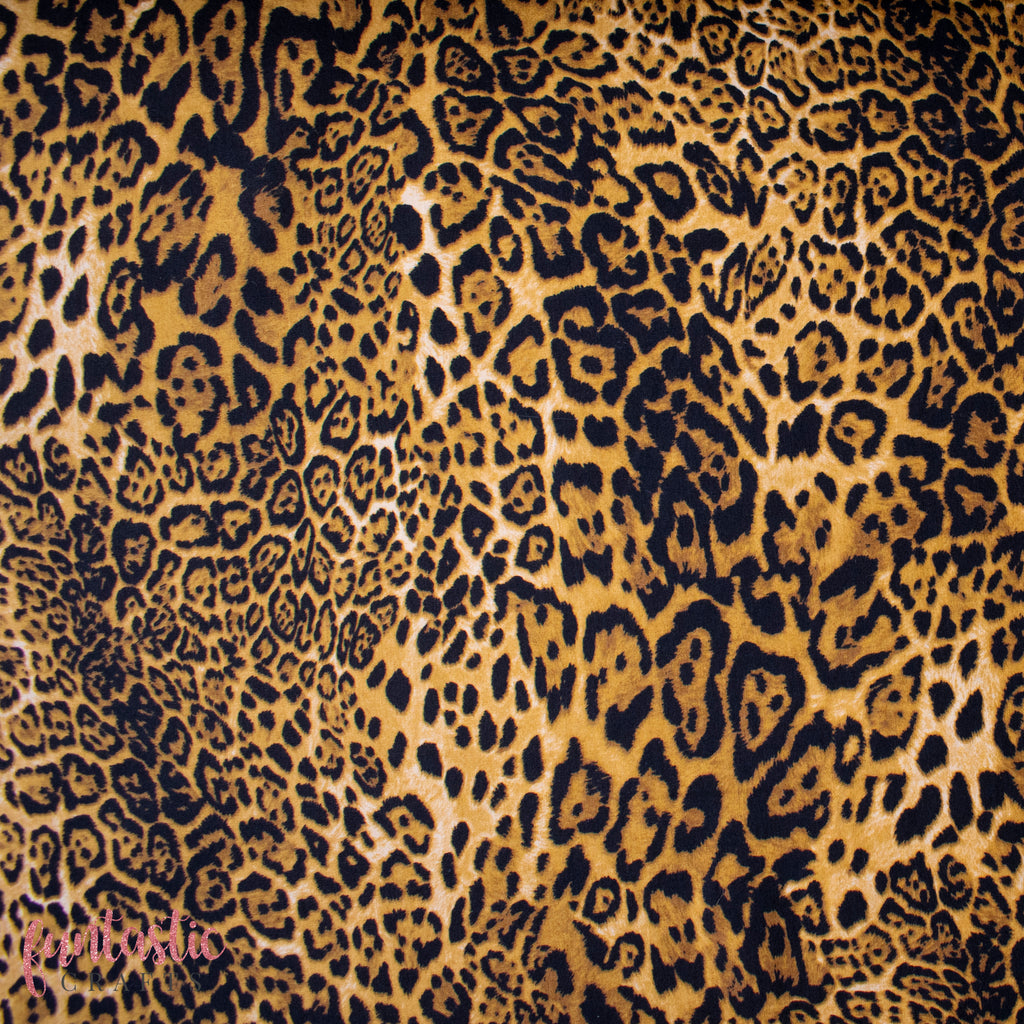 Leopard - 100% Cotton Fabric by Rose and Hubble