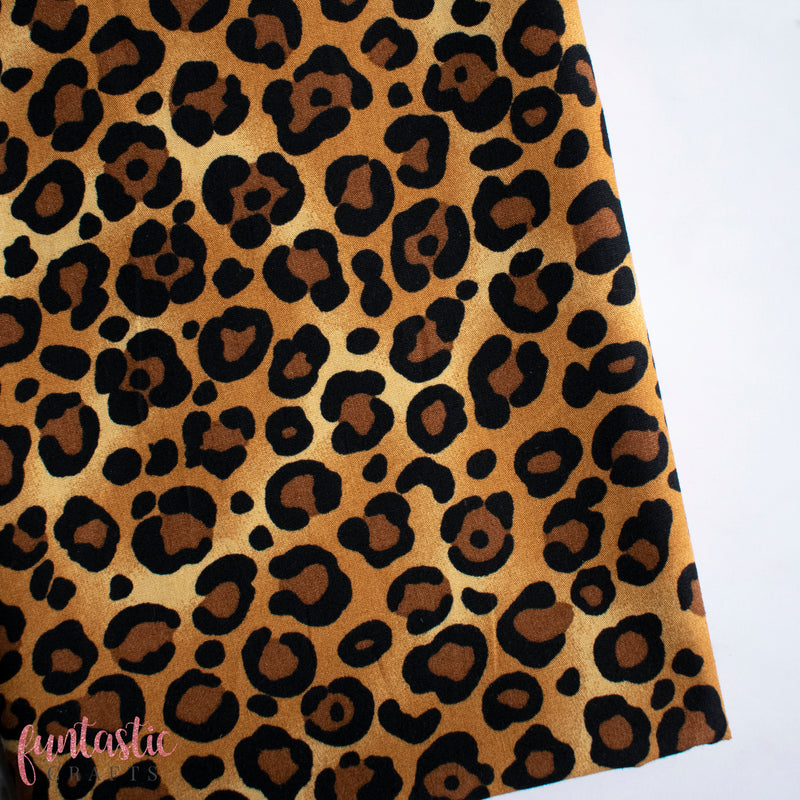 Leopard Spots - 100% Cotton Fabric by Rose and Hubble