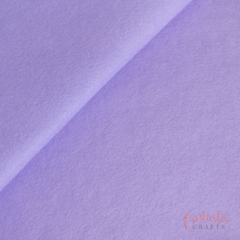 Fields of Lilac Wool Blend Felt