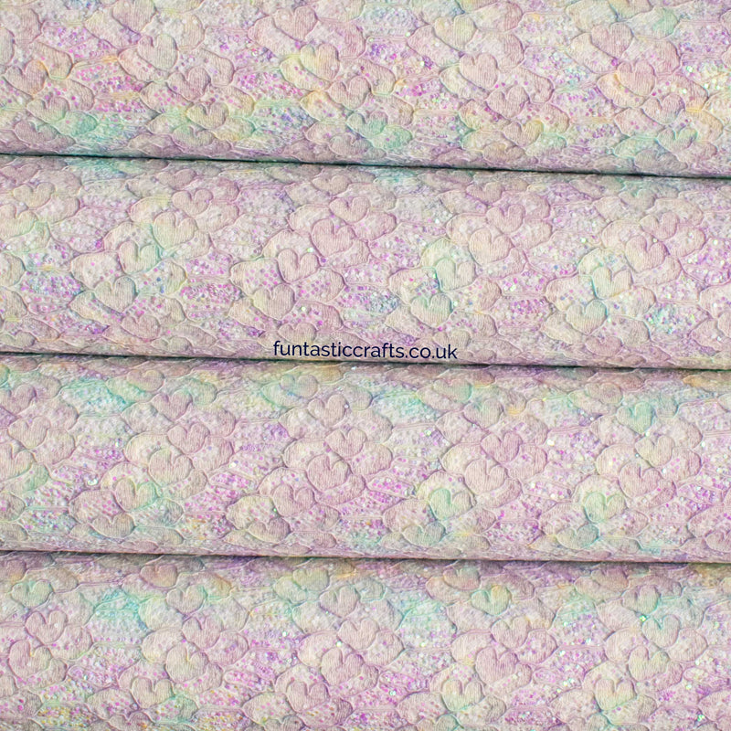 Iridescent Glitter Lace Fabric - Mermaid Dreams