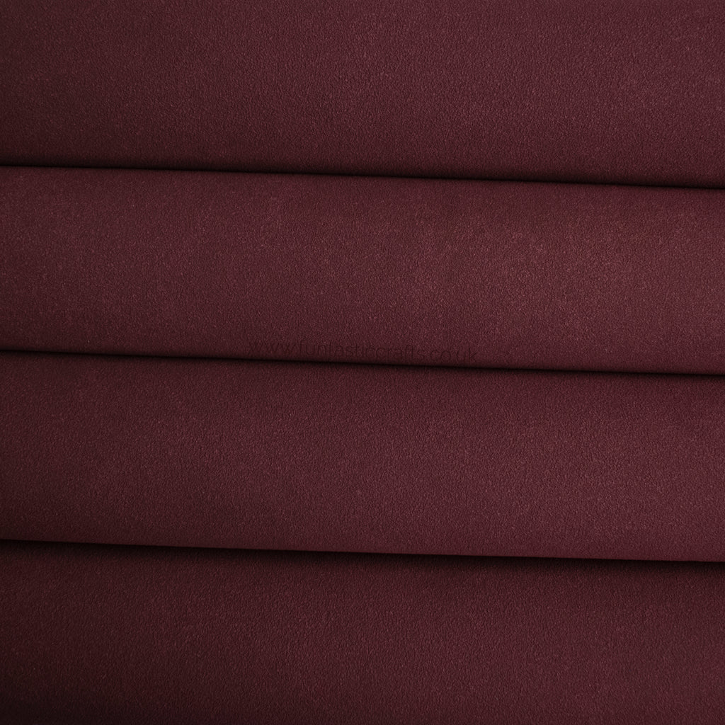 Mulberry Faux Suede Fabric
