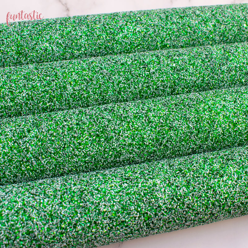 Oh Christmas Tree Chunky Glitter Fabric