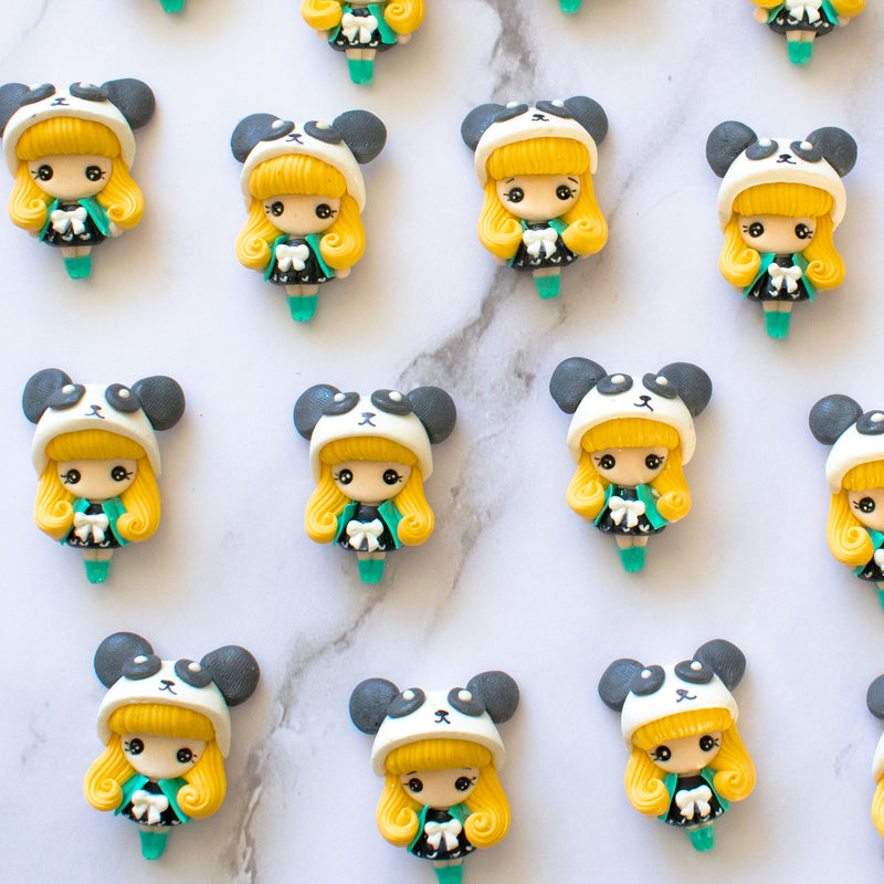 Animal Hats Handmade Flat Back Clay Embellishments