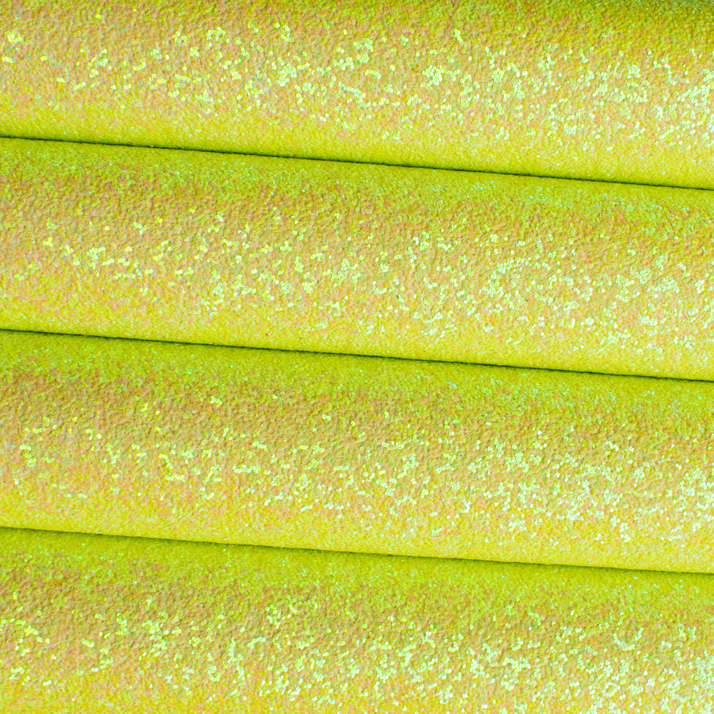 Pineapple Punch Chunky Glitter Fabric