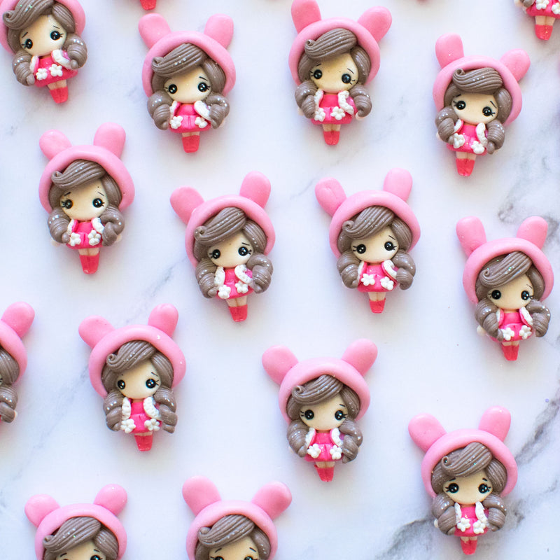 Animal Hats Handmade Flat Back Clay Embellishments
