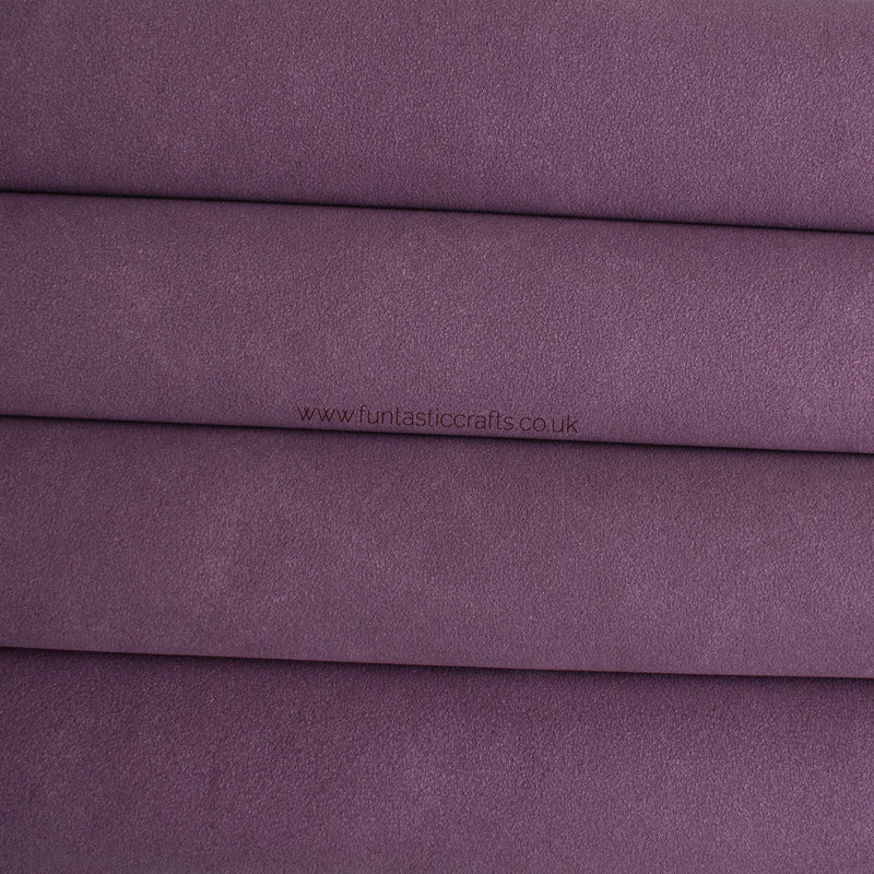 Purple Faux Suede Fabric