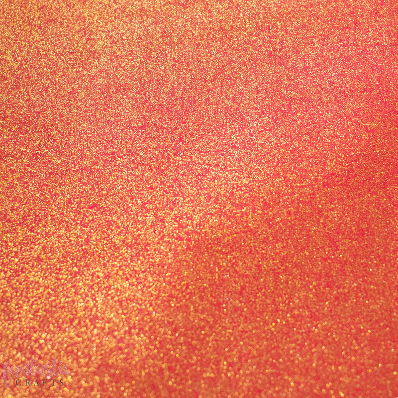 Red with Gold Glitter 100% Cotton Christmas Fabric