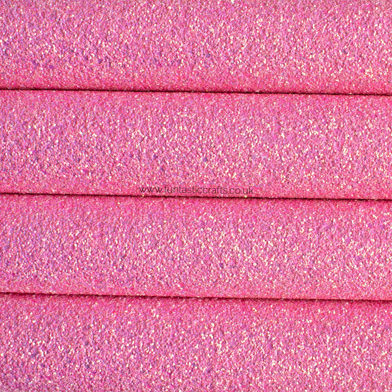 Rose Bloom Chunky Glitter Fabric