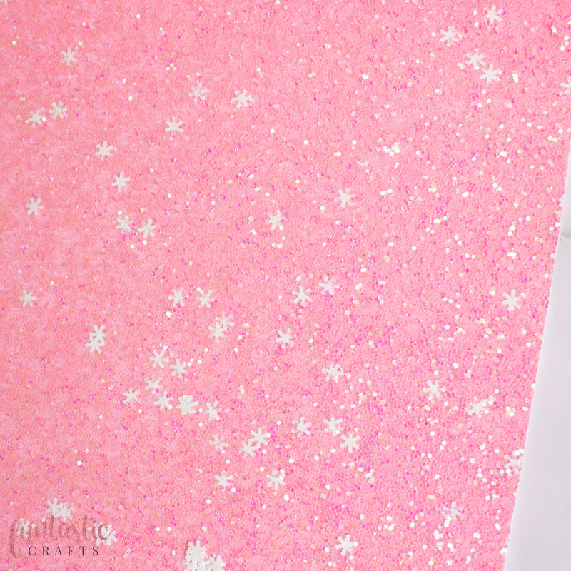 Sweet Christmas Chunky Glitter Fabric