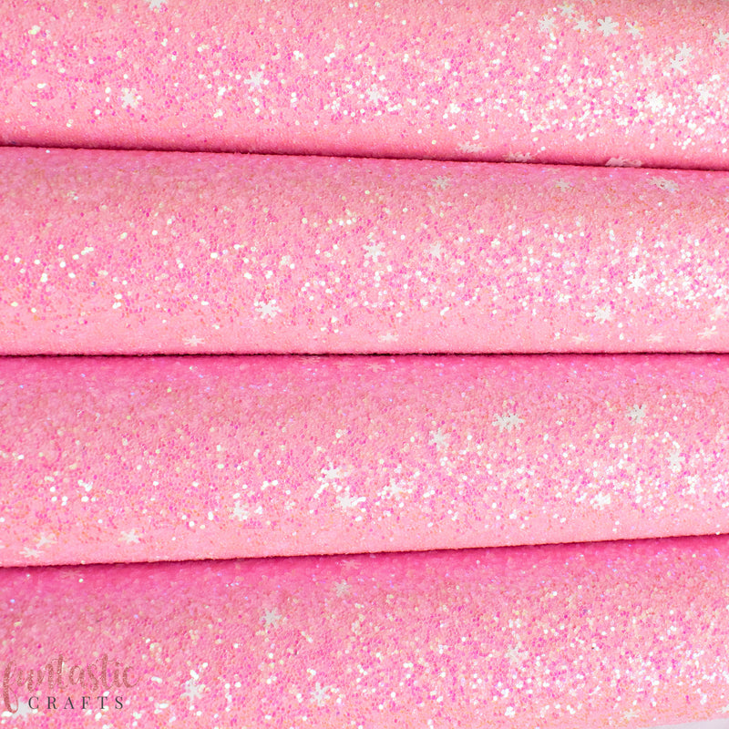 Sweet Christmas Chunky Glitter Fabric