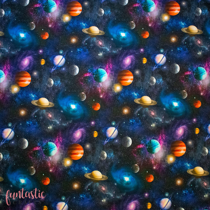 Universe Space 100% Cotton Fabric