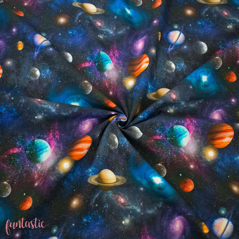 Universe Space 100% Cotton Fabric