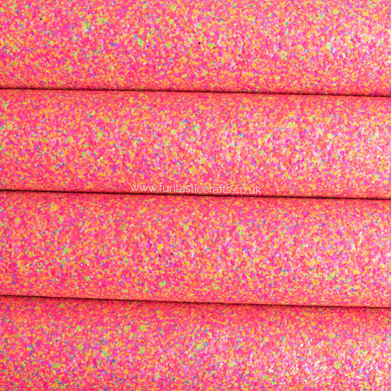 Trick or Treat Chunky Glitter Fabric