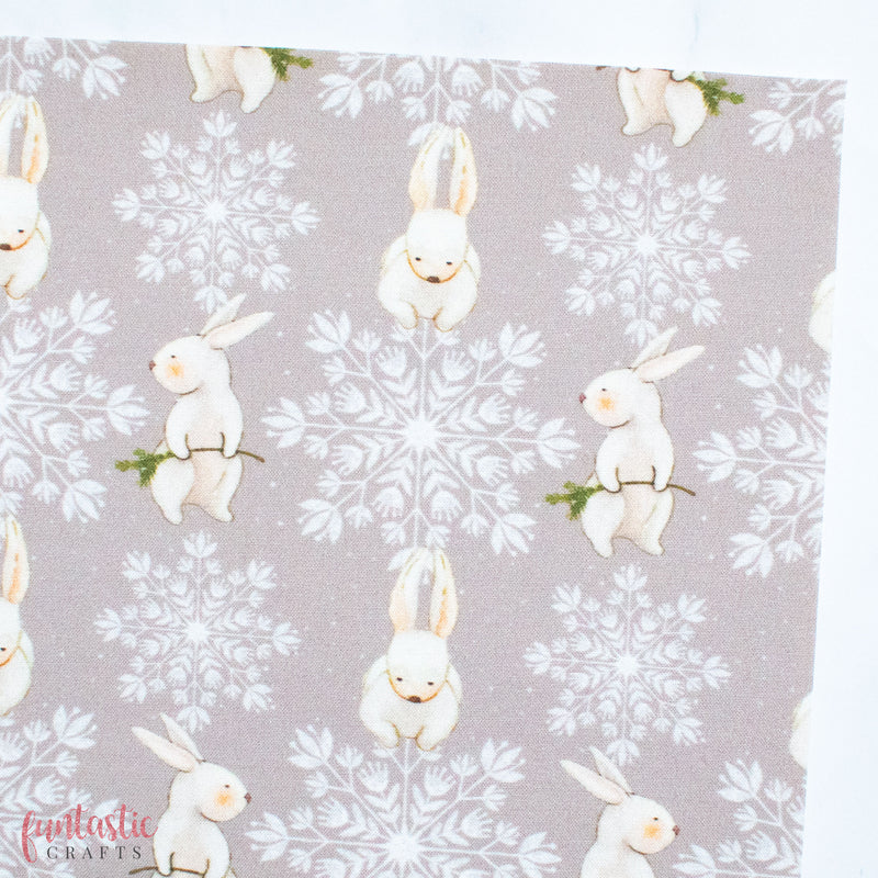 Woodland Bunny Artisan Fabric Felt